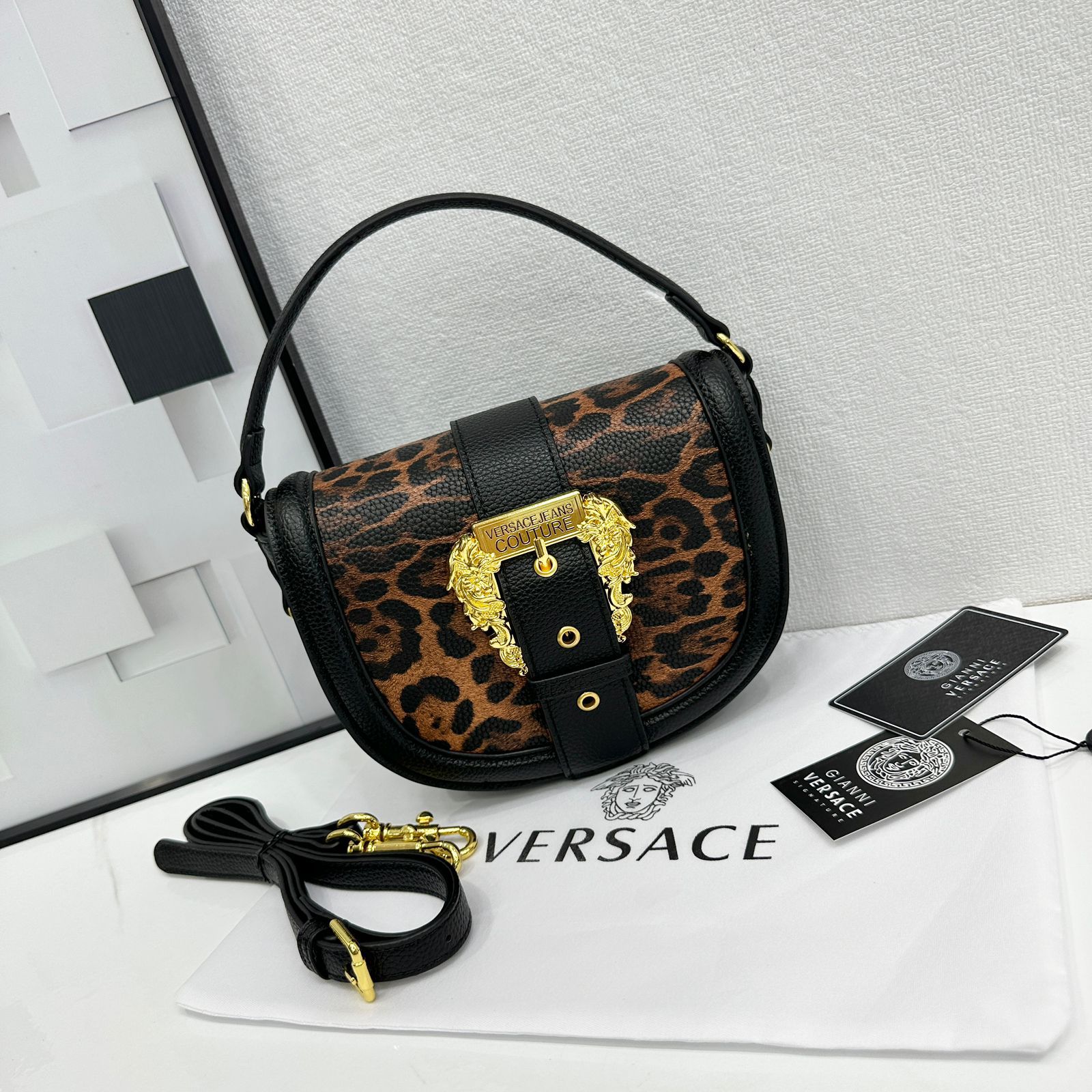 The Versace Couture Lion Head Bag (FRBA009KR)