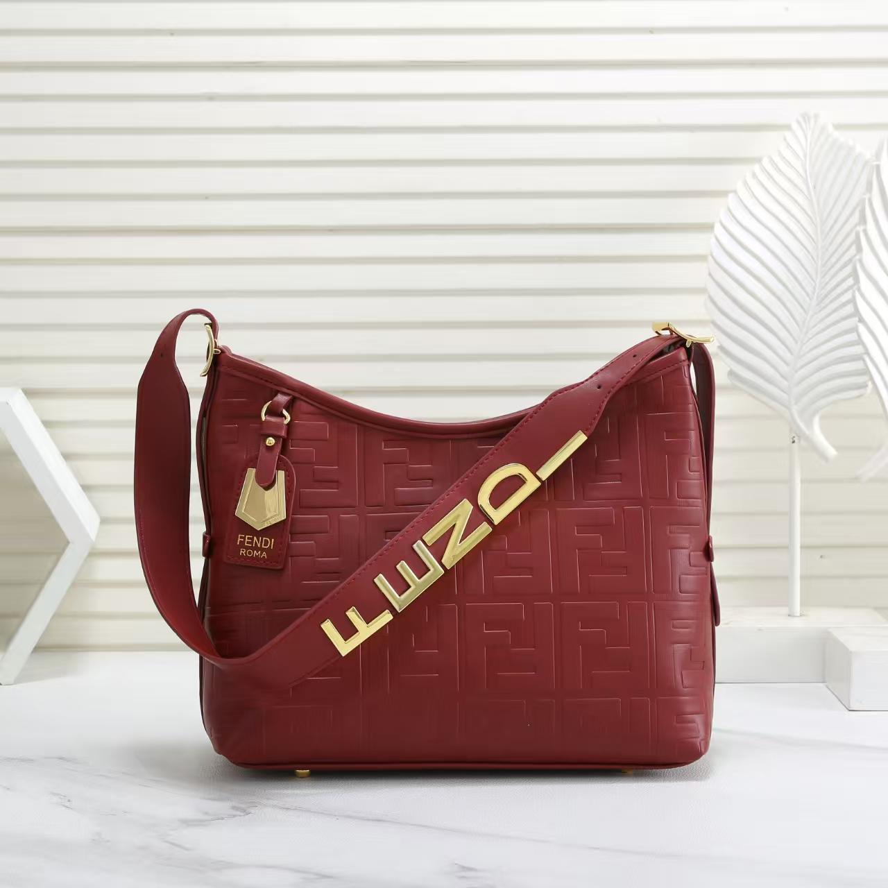 Fendi "FF" Monogram Shoulder Bag (RFF026LP)