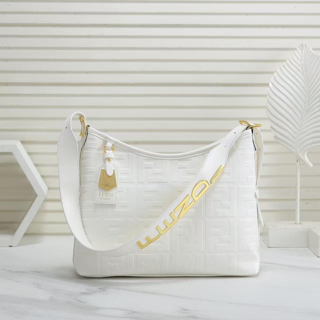 Fendi "FF" Monogram Shoulder Bag (RFF026LP)