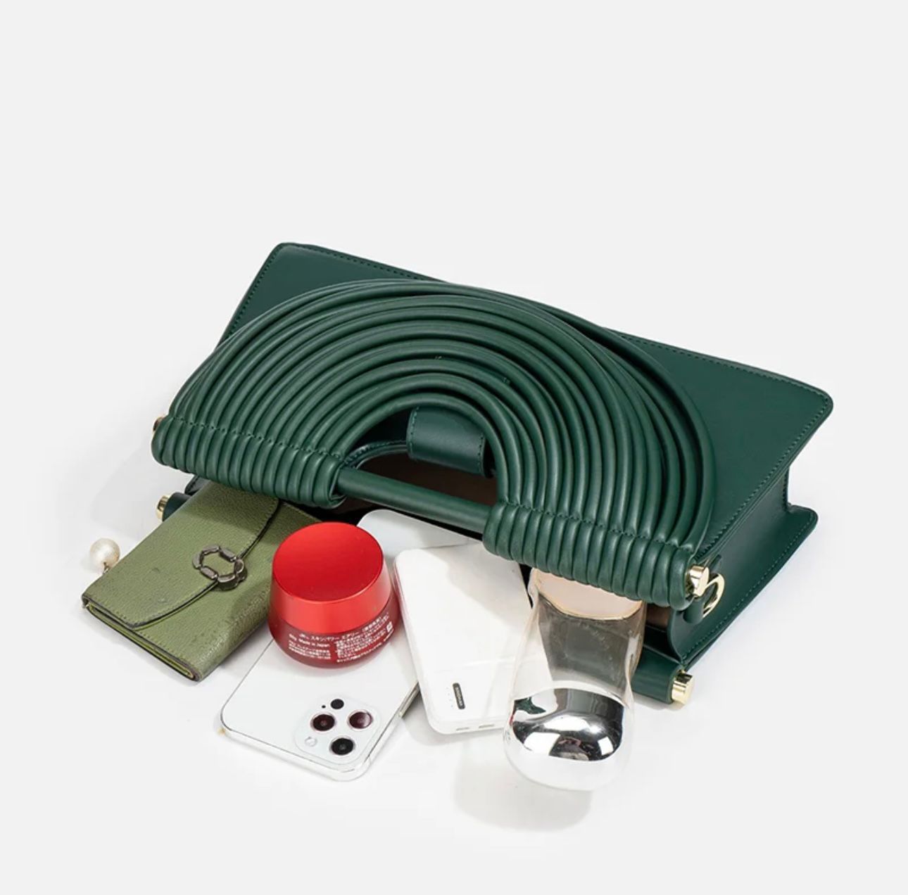 BOTTEGA The Pleated Top Handle Bag (YTBA009PY)