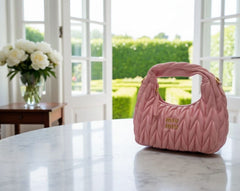 Miu Miu Wander quilted Mini Hobo Bag (YRCA050LJ)