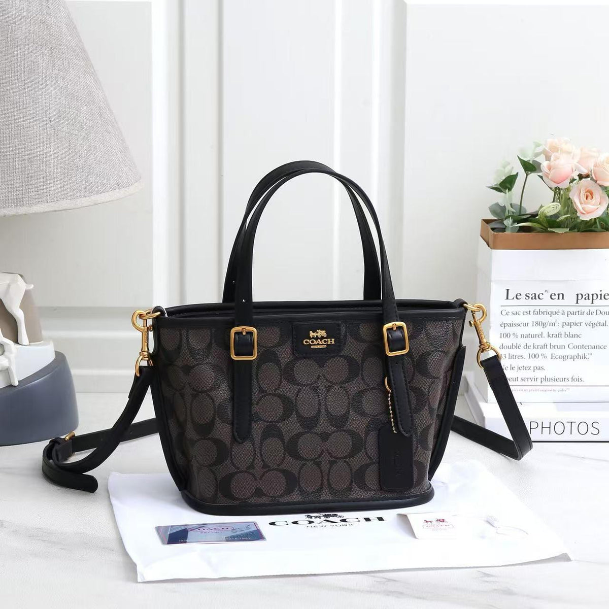 Coach Mollie Tote 25 in Signature Canvas (HHBA009PT)