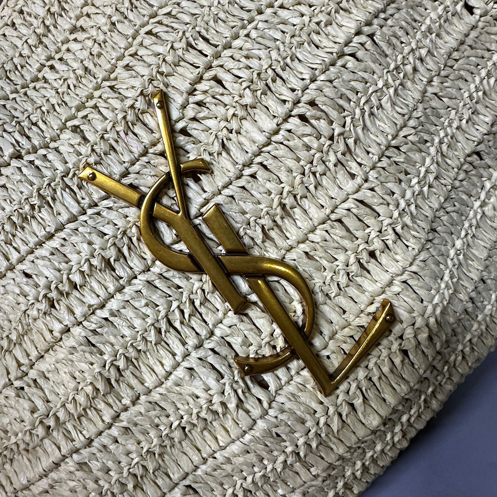 YSL Woven Straw Tote Bag – Natural (RTBA009K)