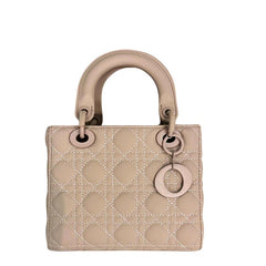 Premium  Quilted Leather Tote with Signature Ring Charm (DDCA049TR)