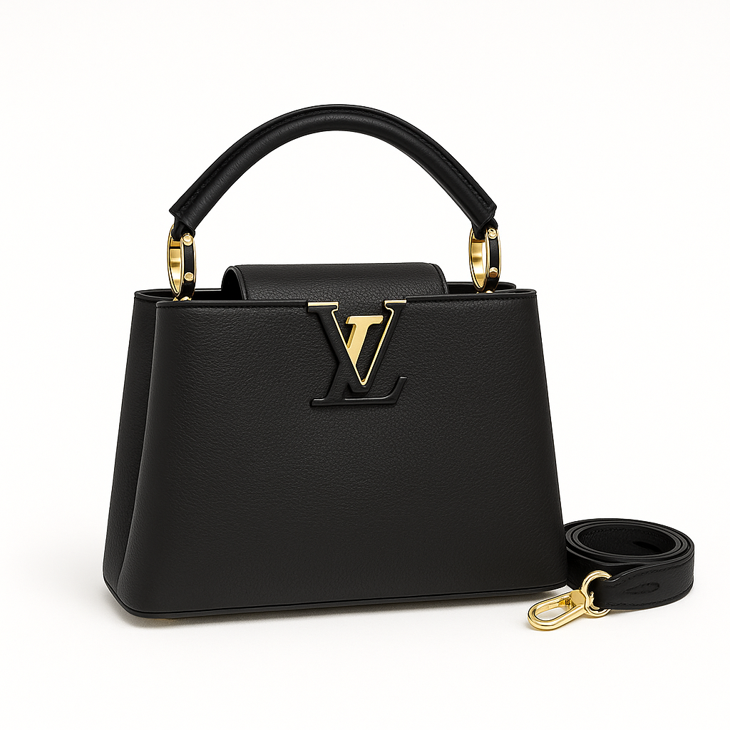 Elegant  Leather Top Handle Bag (TYF0026G)