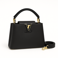 Elegant  Leather Top Handle Bag (TYF0026G)
