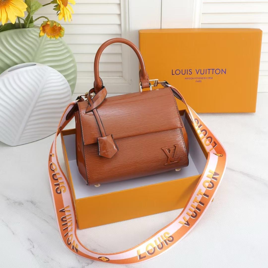 Pebbled Leather Top-Handle Satchel with Detachable Crossbody Strap
