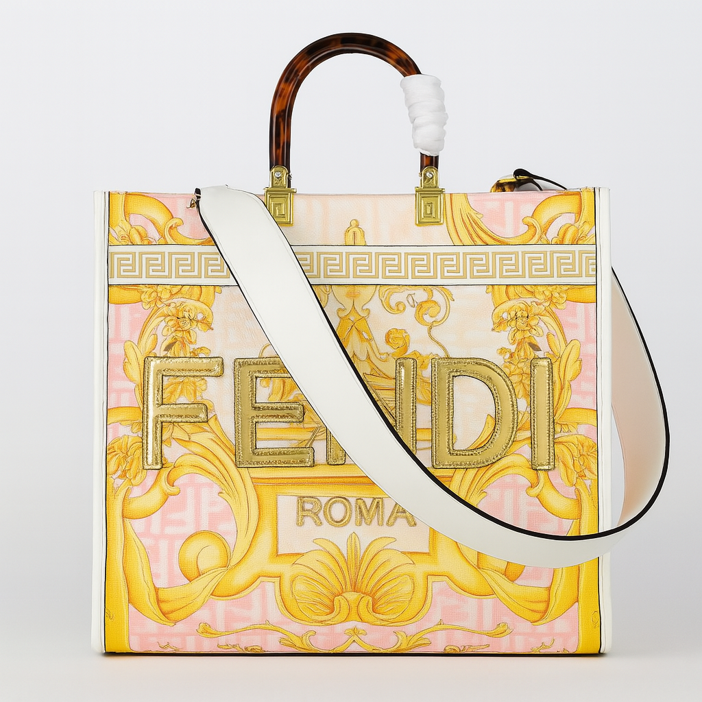 Fendi Roma Baroque Print Tote Bag – Elegance (TFBA009HJ)