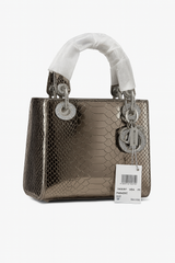 Luxury Gold Python-Texture Handbag – Classic Lady Edition (ERXCA049SQ)