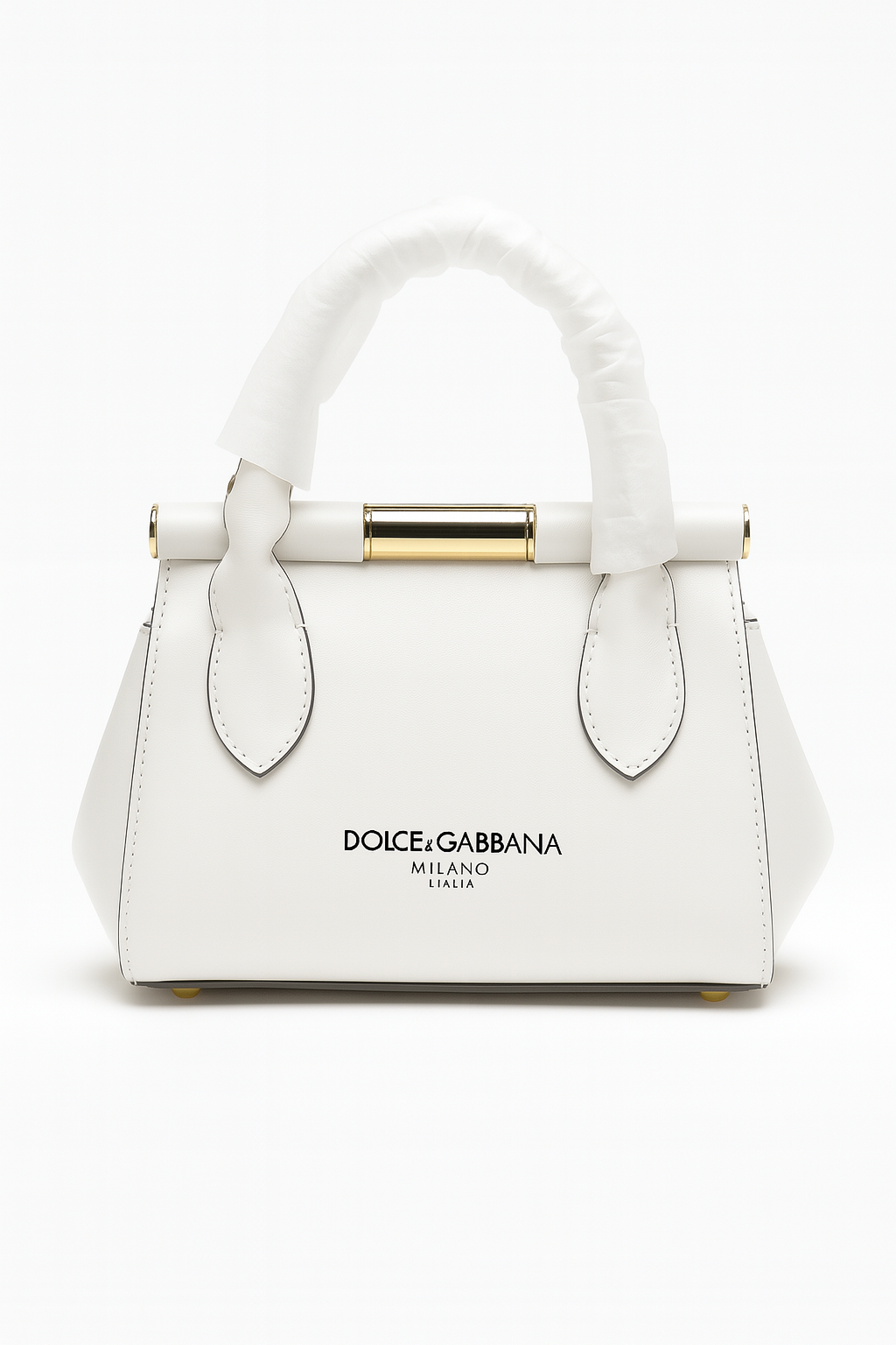 D&G Elegant Metallic Structured Handbag (DGCA049EB)